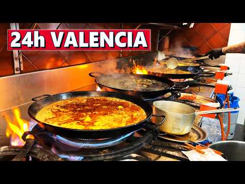 24 Hours In VALENCIA - HUGE Paella & HUGE Bocadillo + Local Spanish Food 🇪🇸