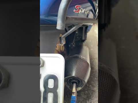 Vespa sprint akrapovic db remove