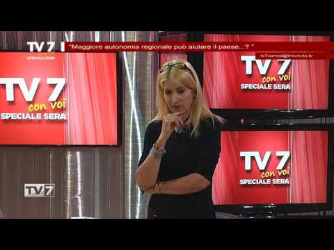 Tv7 con Voi sera del 16/5/2017 - Maggiore autonomia regionale può aiutare il paese? (3 di 7)