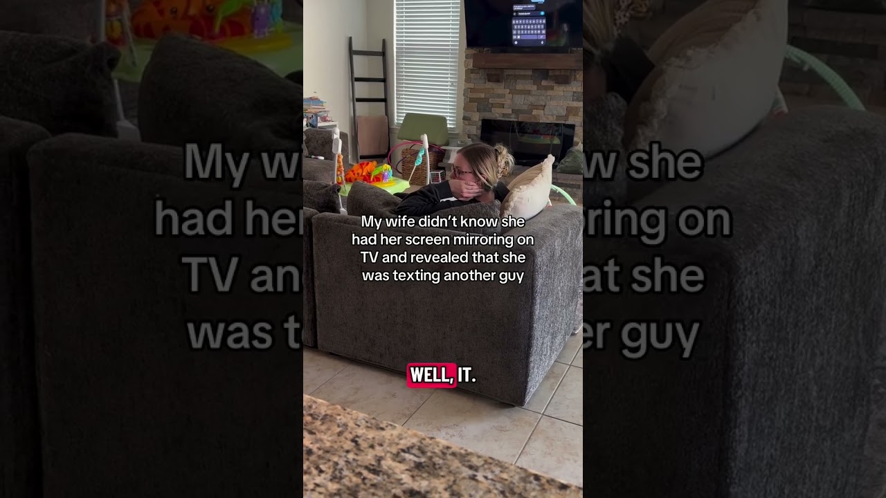 Husband CAUGHT his wife cheating on him with another guy 💔