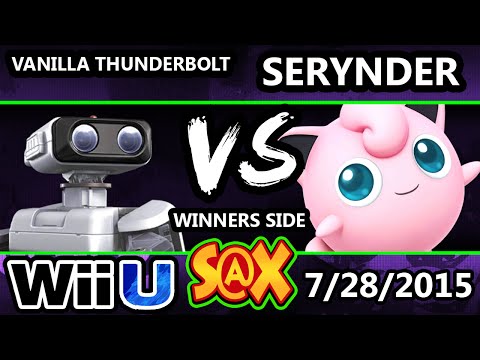 S@X 108 - Vanilla Thunderbolt (ROB) Vs. Serynder (Jigglypuff) SSB4 - Smash Wii U - Smash 4