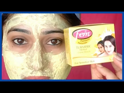 How to Bleach Face at Home with Fem Bleaching Cream