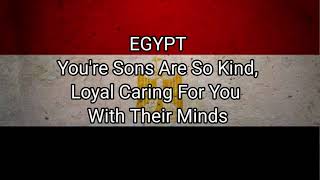 Egypt National Anthem (English Version)With Lyrics