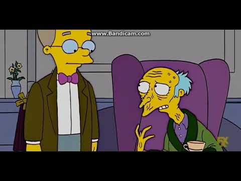 Springfield Celebrates Mr Burns' Fake Death [The Simpsons Clips]