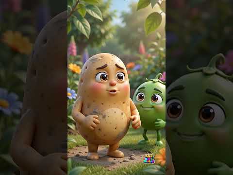 Good Habits for Kids | Aloo aur Matar ki Kahani | बच्चों की अच्छी आदतें #shorts #toddlerlearning