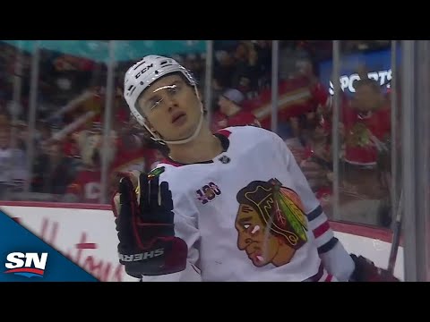 Blackhawks' Connor Bedard Shows Off Incredible Hands With Takeaway And Goal