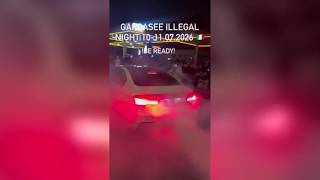 Sgommate, fumo e drifting in strada: il video della notte folle dei bolidi sul Garda