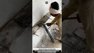 Rebar Bending Jig Turns Steel Into Square Stirrups