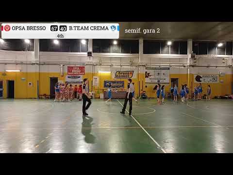 U19 semif gara 2 : Opsa Bresso vs B.Team Crema - 13/05/2024