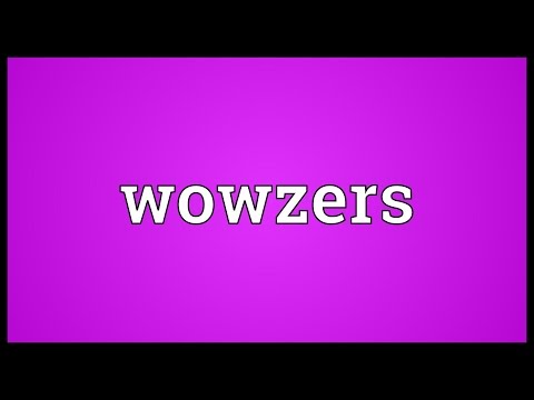 Wowzers Meaning