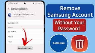 How to Remove Samsung Account without Password. All Samsung Android 2024