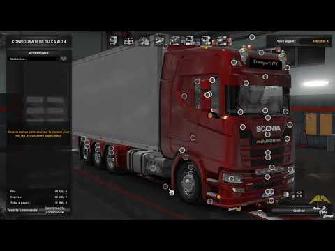 Side Bar Kelsa Scania S-R 2016 Tandem Mod