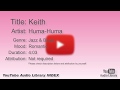 Keith Huma Huma Jazz Blues Romantic YouTube Audio Library BGM