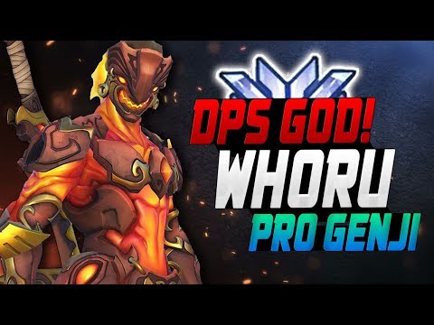 WHORU is a Genji God - KOREAN DPS! [ OVERWATCH SEASON 11 TOP 500 ]