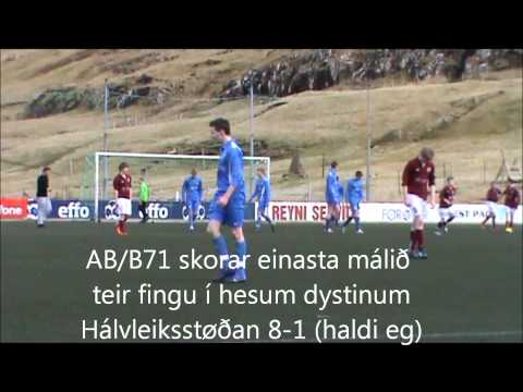 FC Suðuroy - AB/B71 14-1, Dreingir U16, 7 apríl 2012