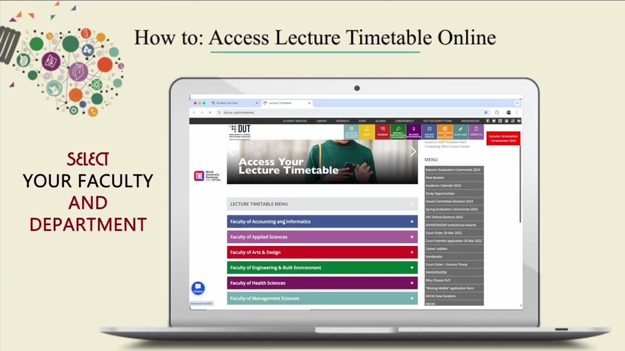English  How to Access Lecture Timetable Online