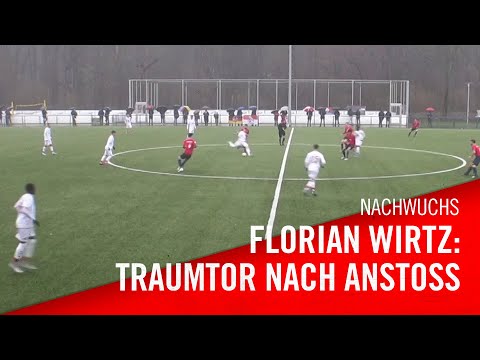 Traumtor von der Mittellinie | Florian Wirtz trifft direkt nach Anpfiff | 1. FC Köln | B-Junioren