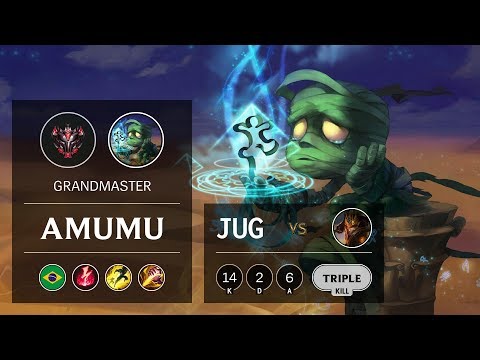 Amumu Jungle vs Jarvan IV - BR Grandmaster Patch 9.18