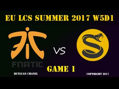 FNC vs SPY Highlights Game 2 EU LCS SUMMER 2017 Fnatic vs Splyce