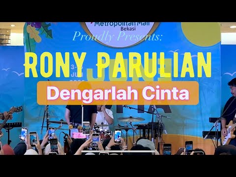 Rony Parulian - Dengarlah Cinta LiVE 14 Juni 2025 June Topia Metropolitan Mall Bekasi