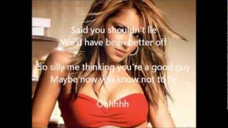 Cheryl Cole Better To Lie feat August Rigo Lyrics