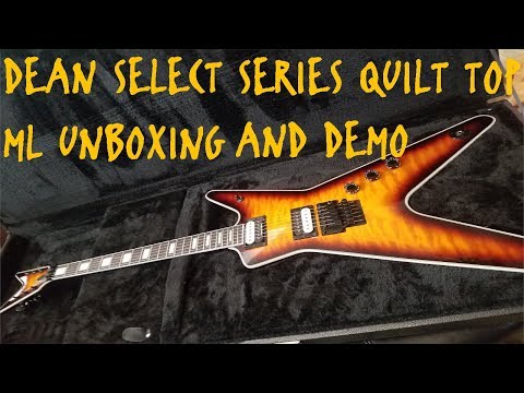 Dean ML Select Flame Top Electric Guitar, Trans Brazilian, ML SEL FM TBZ image 9
