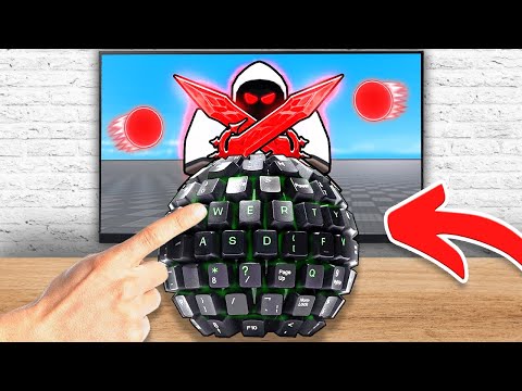 I Tried The WORST Keyboards And WON.. (Roblox Blade Ball)