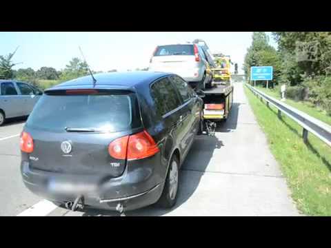 Unfall auf der Autobahn 29