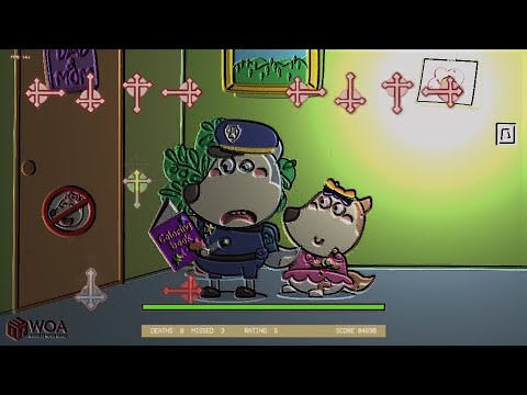 Wolfoo in Kitten Match World in Friday Night Funkin Compilation | Level 6