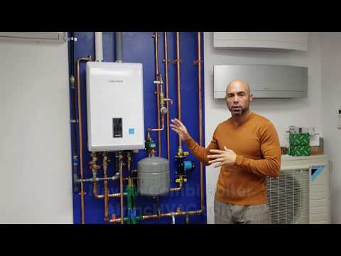 Navien Combi Boiler Demonstration. Efficient and Space Saving