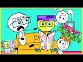 Building a Robot for Daddy with Emma and Kate | EK Doodles Animation for kids!!