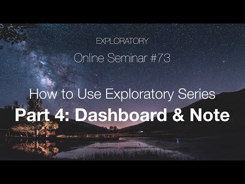 How to Create Dashboards & Notes