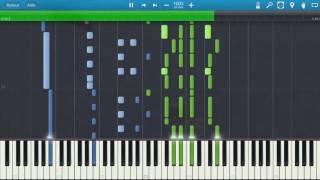 Ashita no tsubasa - Brave witches Opening [Piano cover] // Synthesia
