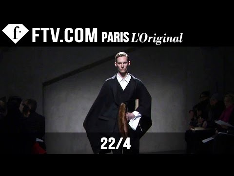 22/4 Men Fall/Winter 2015-16 | Paris Men’s Fashion Week | FashionTV