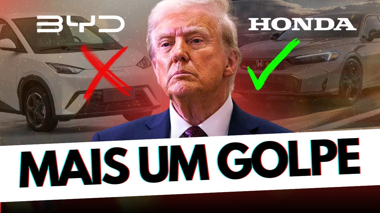 💣HONDA PODE MIGRAR PARA OS EUA! TRUMP APERTA O CERCO CONTRA A CHINA