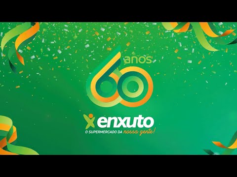 Enxuto supermercados 60 anos