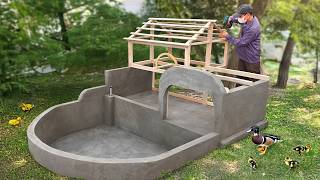 You won't believe what I built for ducks | 3in1 duck house idea