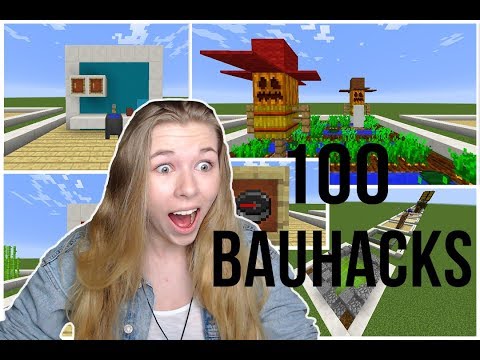 100 Bau-Hacks in Minecraft