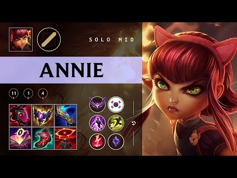 Annie Mid vs Lissandra - KR Master Patch 25.24