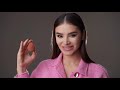Спонж ZIDIA MakeUp Blender "Simone", двусторонний, розовый в коробочке (без латекса, покрытие из микрофибры)