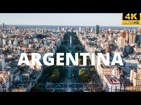 Flying Over Argentina 4K Scenic Relaxation Film with Calming Music and Amazing Nature Video ULTRA HD