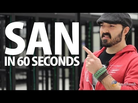Storage Area Network (SAN) Storage Explained in 60 Seconds