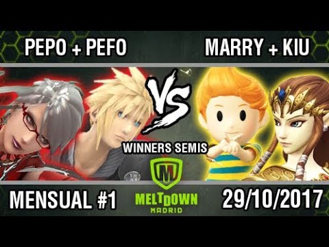 [Meltdown Smash #1] Pepo + Pefo vs mARry + RaKIU SSB4 Winners Semis