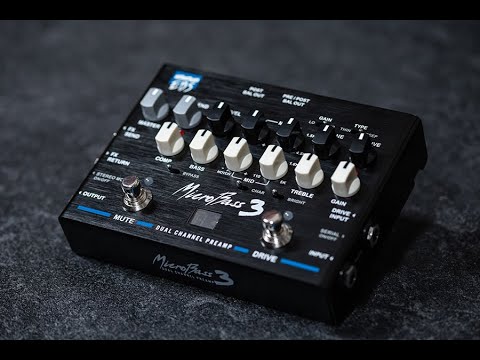 EBS MicroBass 3 Bass Preamp 2019 - 2021 - Black image 4