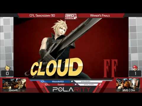 CFL Smackdown 90 WiiU - Ewok41 (Cloud) vs MVG Dyr (Diddy, Mario) - Winners Finals