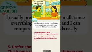 Speaking Practice: Do you like shopping? #shopping #foryou #ielts #part1