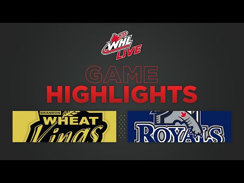 WHL Highlights: Wheat Kings (3) at Royals (5) - October 15, 2022