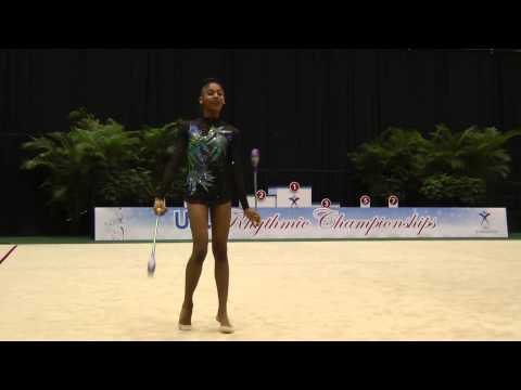 Nastasya Generalova - Clubs - All Around Final - 2013 U.S. Rhythmic Championships