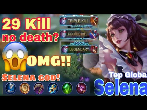 Selena Perfect Gameplay! With  No Death! - Top Global Selena by Smurf - Mobile Legends