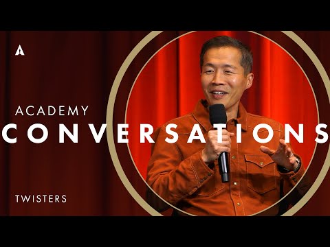 Thumbnail of the video: 'Twisters' with Lee Isaac Chung and Terilyn Shropshire | Academy Conversations